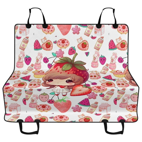 Strawberry Car Pet Seat Cover