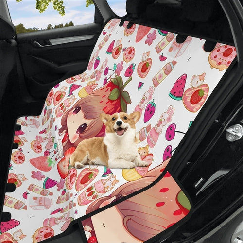Strawberry Car Pet Seat Cover